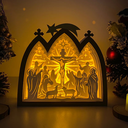 Jesus 2 – 3D Box SVG File for Cricut & Silhouette
