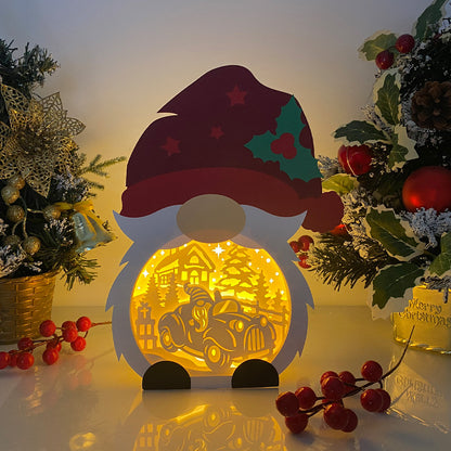 Gnome Truck – 3D Box SVG File for Cricut & Silhouette