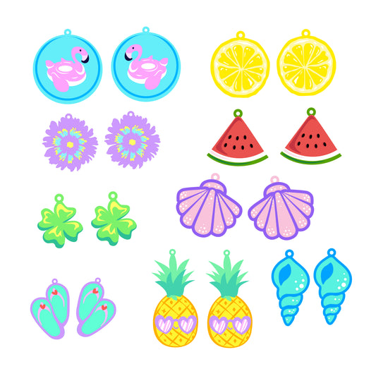 Earring Bundle - Cricut File - VEKTOR KRAFT