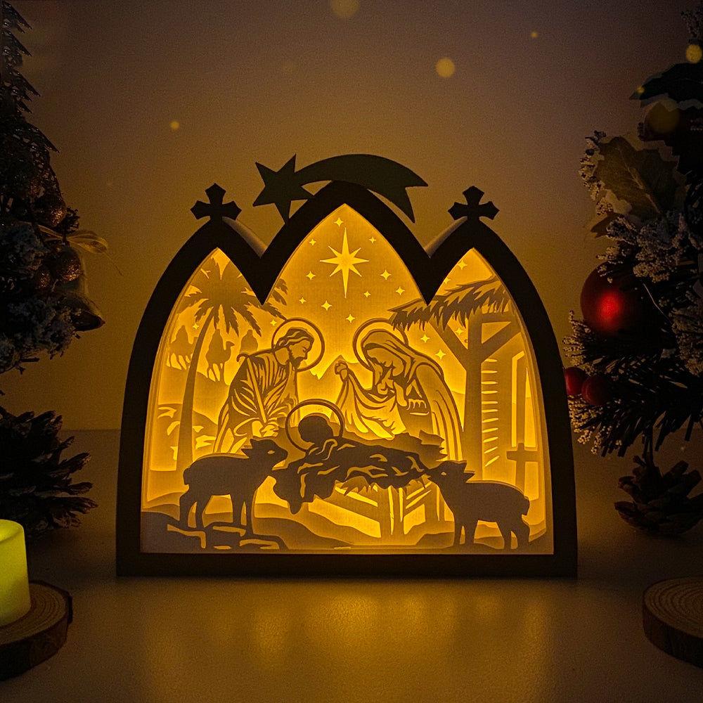 Jesus 3 – 3D Box SVG File for Cricut & Silhouette
