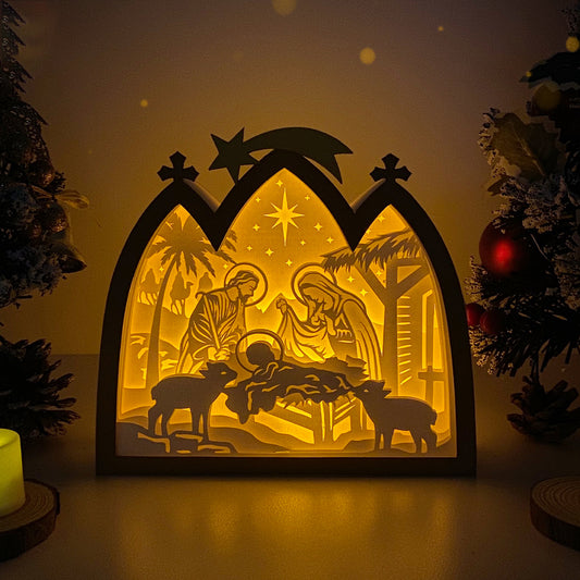 Jesus 3 – 3D Box SVG File for Cricut & Silhouette