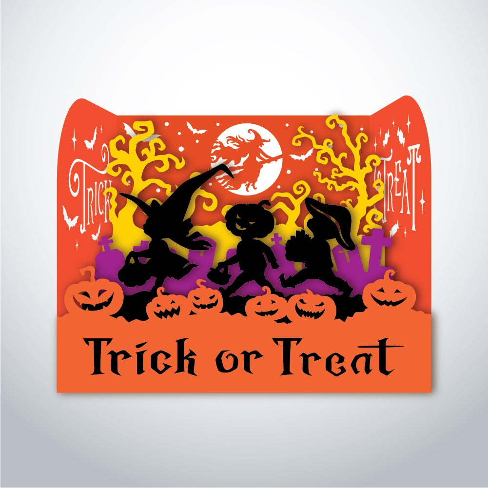 Halloween 2 – 3D Pop-Up Card SVG File for Cricut & Silhouette