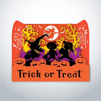 Halloween 2 – 3D Pop-Up Card SVG File for Cricut & Silhouette