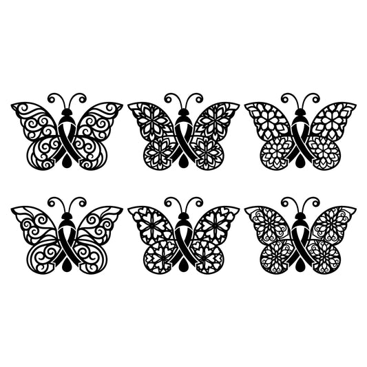 Cure Diabetes Butterfly Set - Cricut File - VEKTOR KRAFT