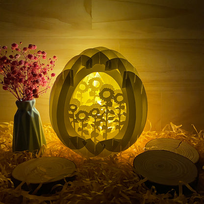 Sunflower – 3D Pop-Up Card SVG File for Cricut & Silhouette