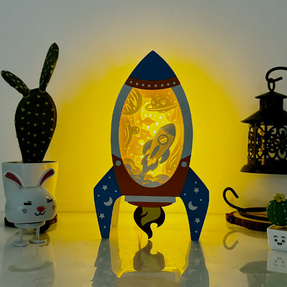 Rocket – 3D Rocket Box File - Cricut File - VEKTOR KRAFT