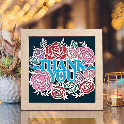 Thank You – 3D Shadow Box SVG File for Cricut & Silhouette