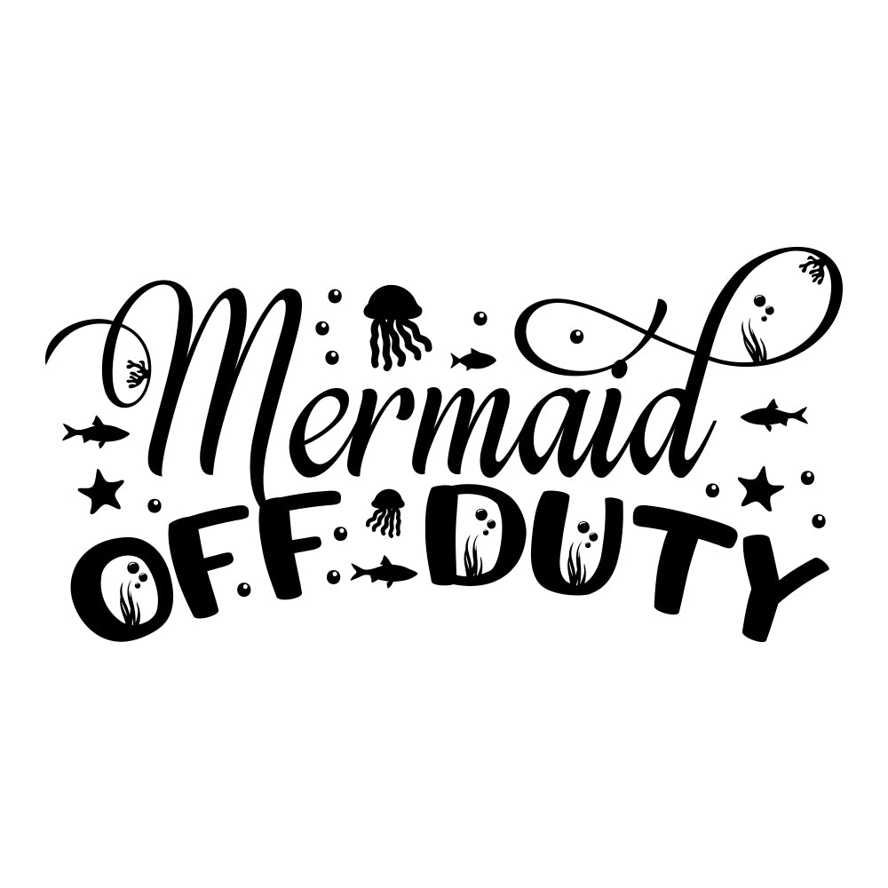 Mermaid Off Duty - Cricut File - VEKTOR KRAFT