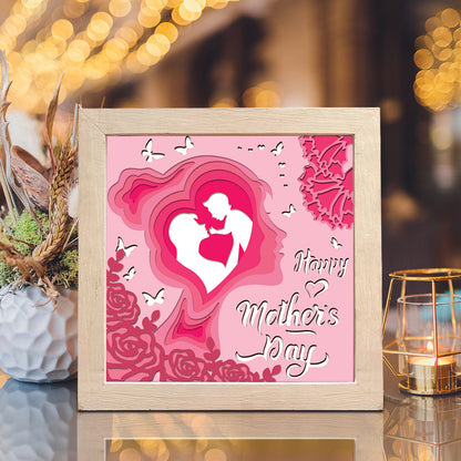 Happy Mothers Day 9 – 3D Shadow Box SVG File for Cricut & Silhouette