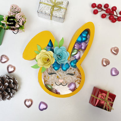 Bunny Head – 3D Box SVG File for Cricut & Silhouette