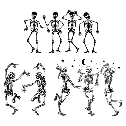 Dancing Skeletons – 3D Lantern SVG File for Cricut & Silhouette