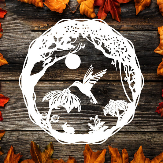 Hummingbirds 1 – Kirigami - Cricut File - VEKTOR KRAFT