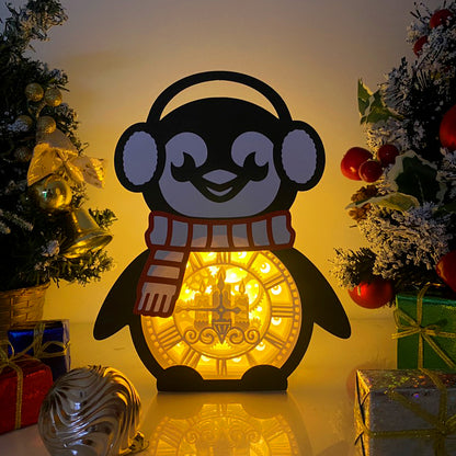 Christmas Clock – 3D Box SVG File for Cricut & Silhouette