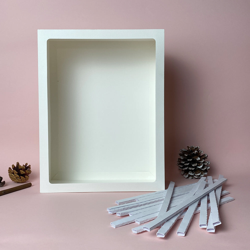 Paper Spacers And Frame Digital File DIY For Rectangle Box – 3D Box SVG File for Cricut & Silhouette
