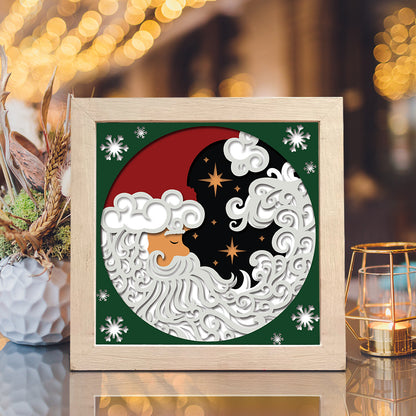 Santa Claus 11 – 3D Shadow Box SVG File for Cricut & Silhouette