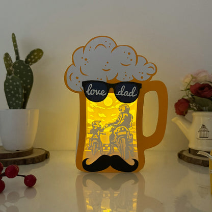 Dad and Son – 3D Beer Box File - Cricut File - VEKTOR KRAFT