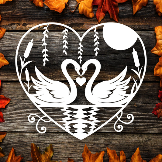 Swan – Kirigami - Cricut File - VEKTOR KRAFT