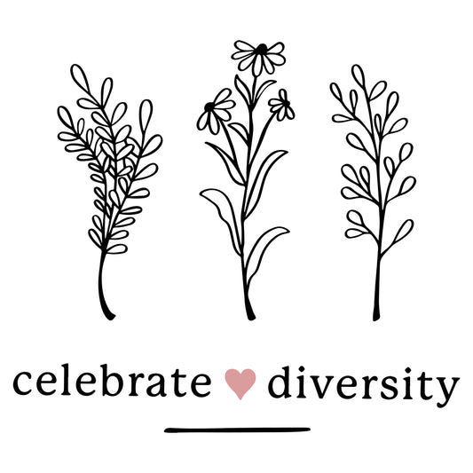 Celebrate Diversity Flowers - Cricut File - VEKTOR KRAFT