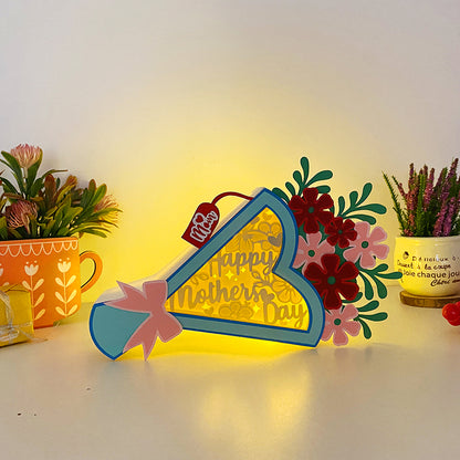 Happy Mother Day – 3D Bouquet Box File - Cricut File - VEKTOR KRAFT