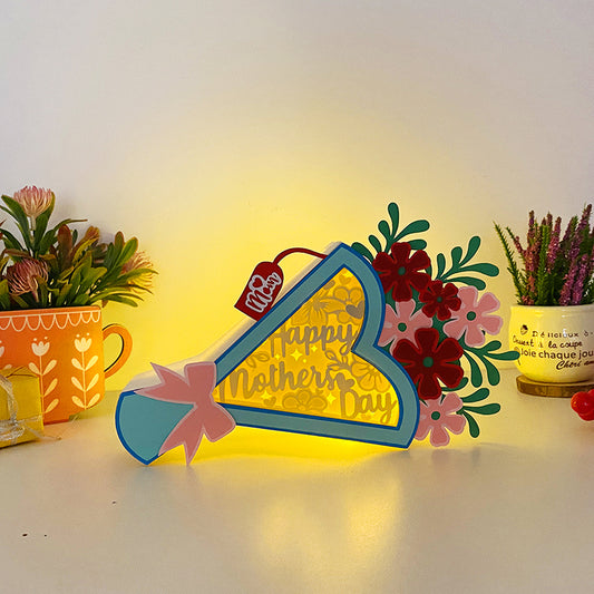 Happy Mother Day – 3D Bouquet Box File - Cricut File - VEKTOR KRAFT