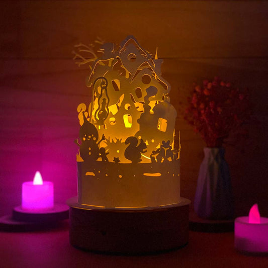 Xmas 3 - 3D Dome Lantern File - Cricut File  - VEKTOR KRAFT