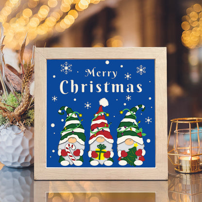 Christmas Gnome 11 – 3D Shadow Box SVG File for Cricut & Silhouette