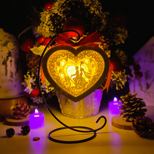 Love 4 – 3D Heart Lantern File - Cricut File - VEKTOR KRAFT
