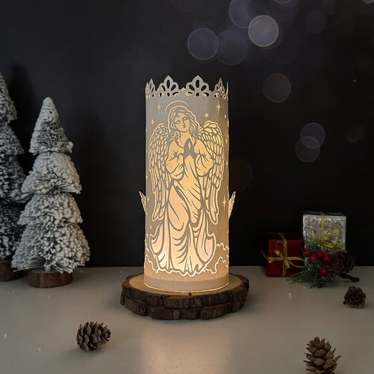 Angel – 3D Light Tube File - Cricut File - VEKTOR KRAFT