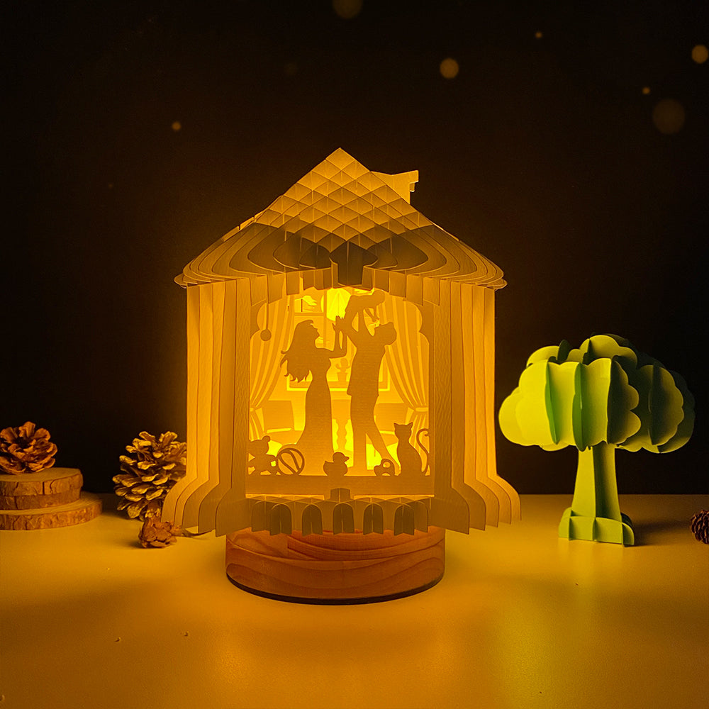 Family – 3D Pop-Up Card SVG File for Cricut & Silhouette