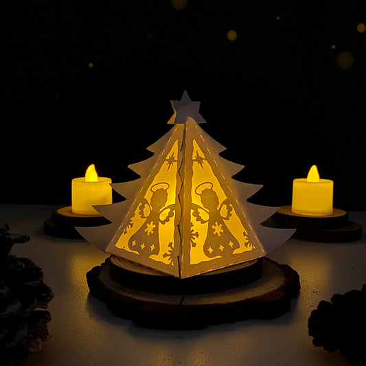 Xmas 8 - 3D Pine Lantern File - Cricut File - VEKTOR KRAFT
