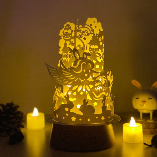 Easter 4 - 3D Dome Lantern File - Cricut File  - VEKTOR KRAFT