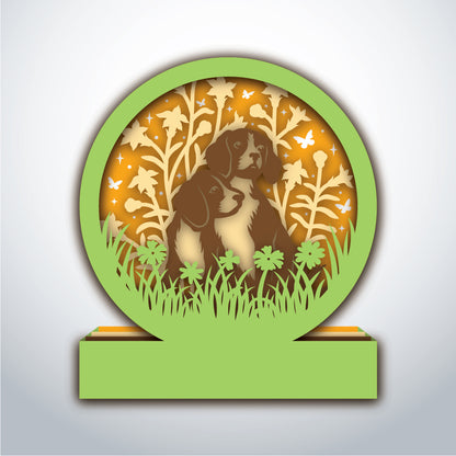 Dog – 3D Pop-Up Card SVG File for Cricut & Silhouette