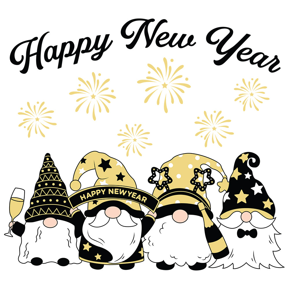 New Year Gnomes - Cricut File - VEKTOR KRAFT