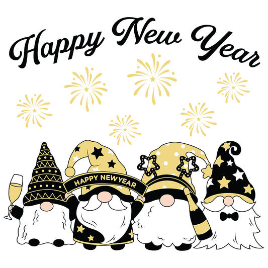 New Year Gnomes - Cricut File - VEKTOR KRAFT