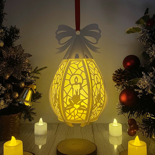 Candle  - 3D Droplet Lantern File  - Cricut File  - VEKTOR KRAFT