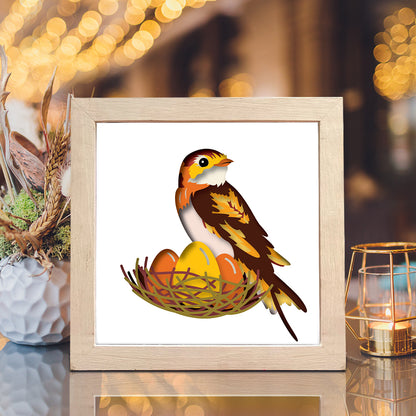 Bird 4 – 3D Shadow Box SVG File for Cricut & Silhouette
