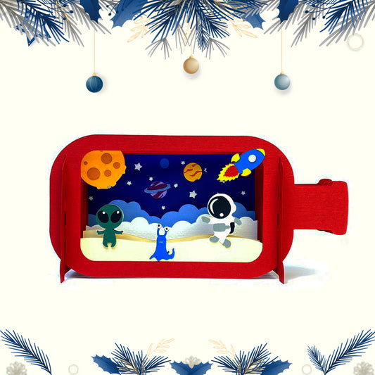 Astronaut – 3D Pop-up Bottle File - Cricut File - VEKTOR KRAFT