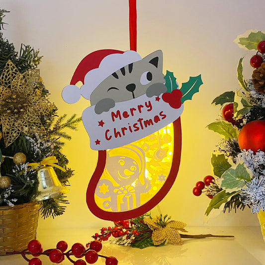 Christmas Snowman – 3D Box SVG File for Cricut & Silhouette