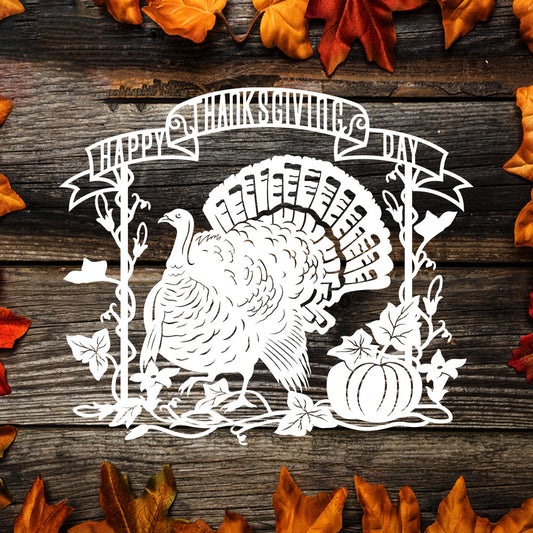 Thanksgiving Day 3 – Kirigami - Cricut File - VEKTOR KRAFT