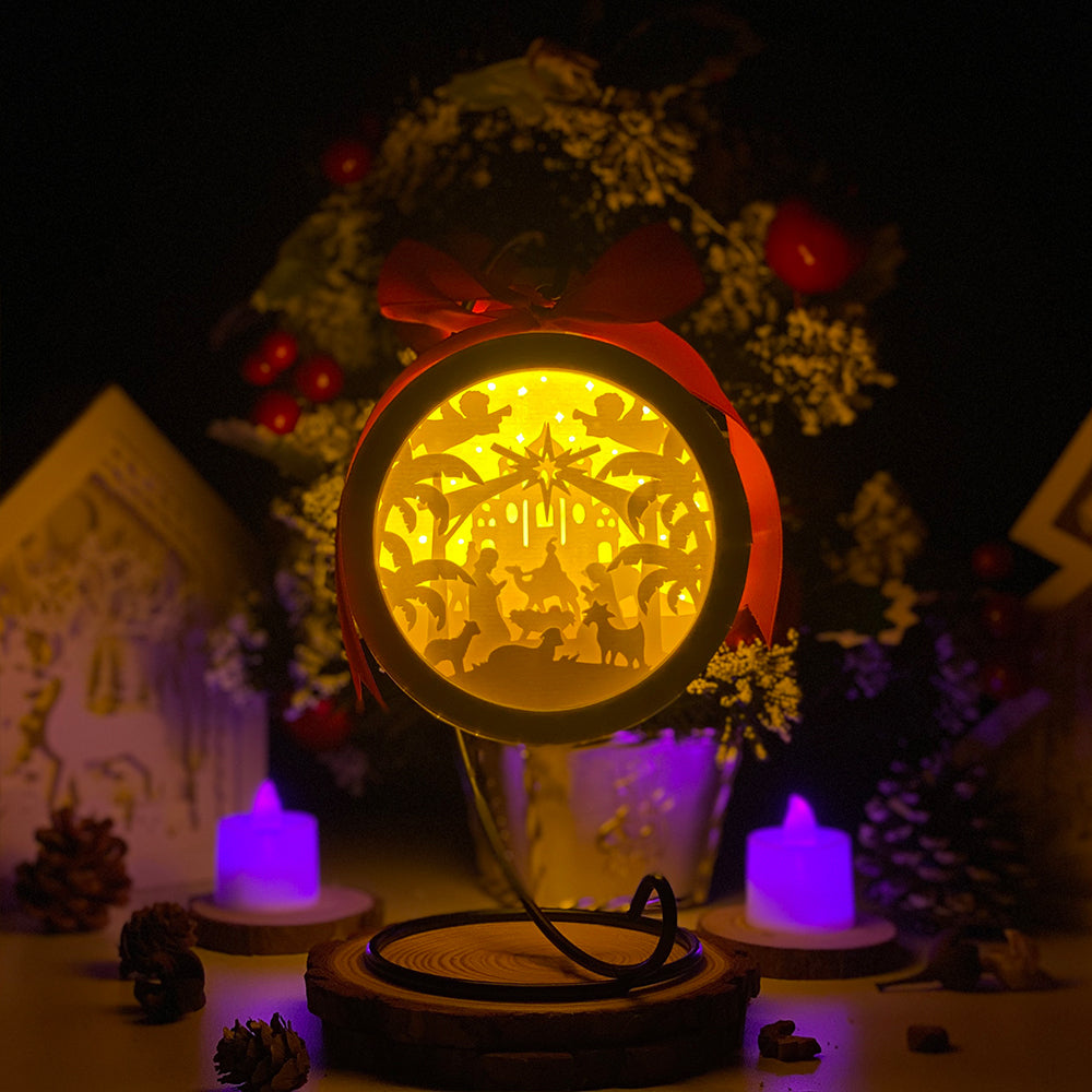 Nativity 1 – 3D Lantern SVG File for Cricut & Silhouette