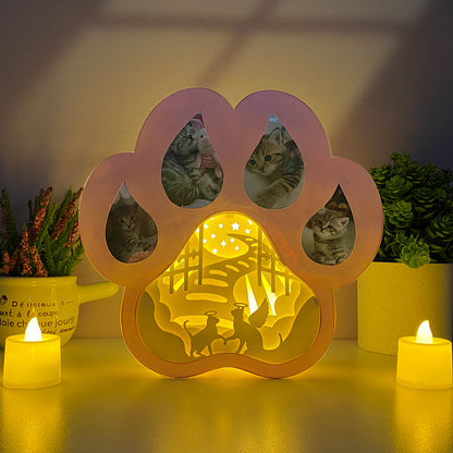 Cat Memorial 2 – 3D Box SVG File for Cricut & Silhouette