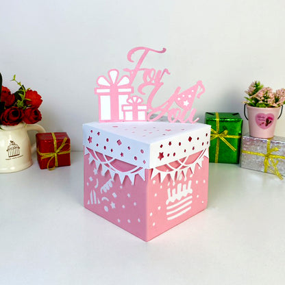 Happy Birthday 2 – 3D Box SVG File for Cricut & Silhouette
