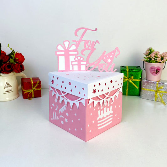 Happy Birthday 2 – 3D Surprise Box File - Cricut File - VEKTOR KRAFT