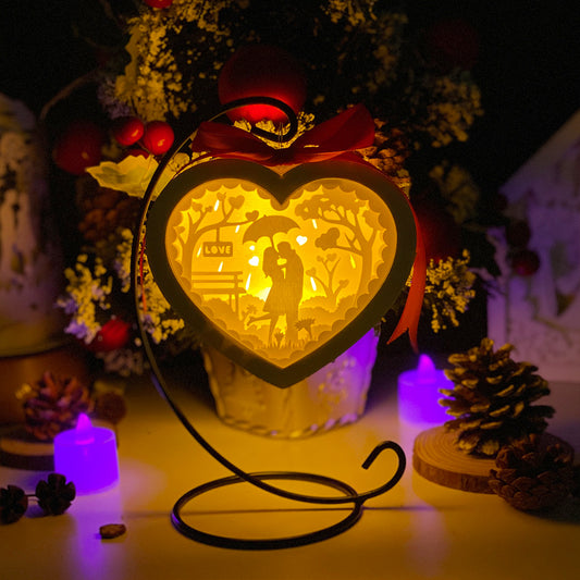 Love 2 – 3D Heart Lantern File - Cricut File - VEKTOR KRAFT