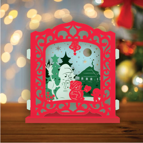Snowman – 3D Pop-Up Card SVG File for Cricut & Silhouette