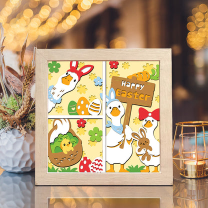 Goose Easter – 3D Shadow Box SVG File for Cricut & Silhouette
