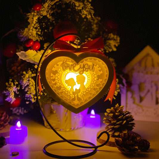 Love 3 – 3D Heart Lantern File - Cricut File - VEKTOR KRAFT