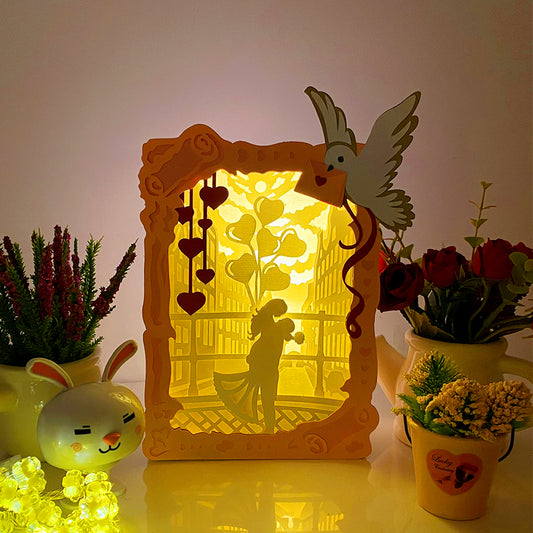 Couple – 3D Picture Frame Love Box File - Cricut File - VEKTOR KRAFT