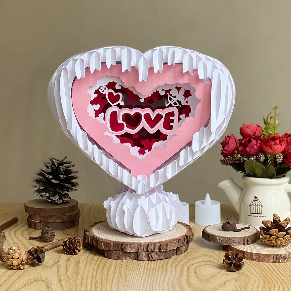 Love 4 – 3D Pop-Up Card SVG File for Cricut & Silhouette