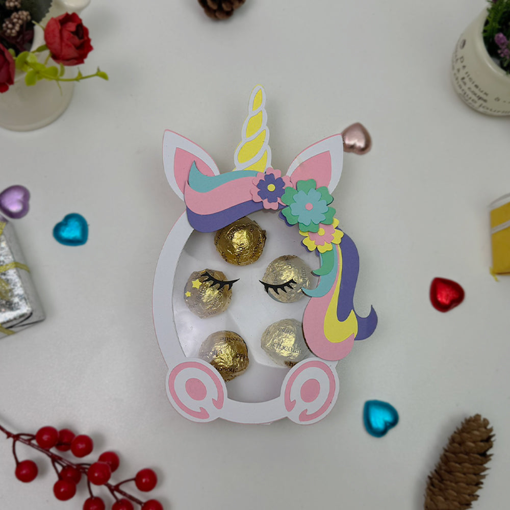 Unicorn – 3D Box SVG File for Cricut & Silhouette